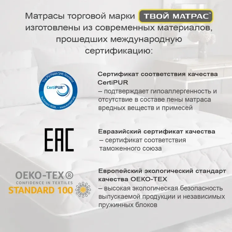 Твой Матрас Anatomic Foam Plus